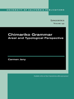 cover image of Chimariko Grammar